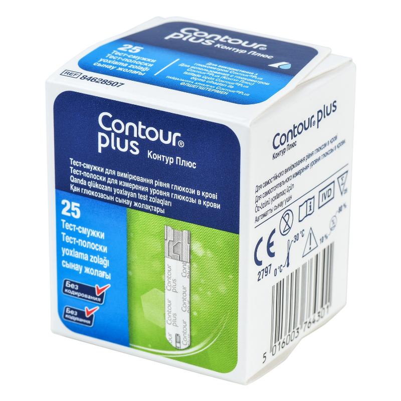 Тест-смужка CONTOUR® PLUS №25